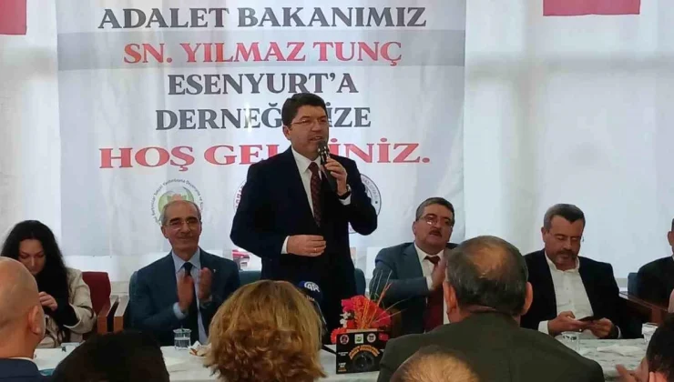 Adalet Bakanı Yılmaz Tunç, Esenyurt ve Büyükçekmece’ye Adalet Sarayı kazandıracağını açıkladı