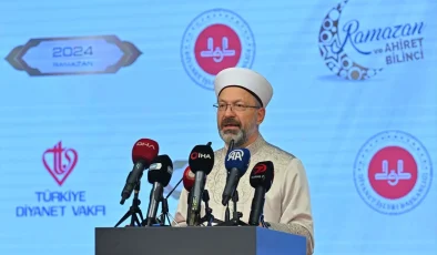 Diyanet İşleri Başkanı Ali Erbaş: Ramazanda ‘Ramazan ve Ahiret Bilinci’ temasıyla irşat programları yapılacak