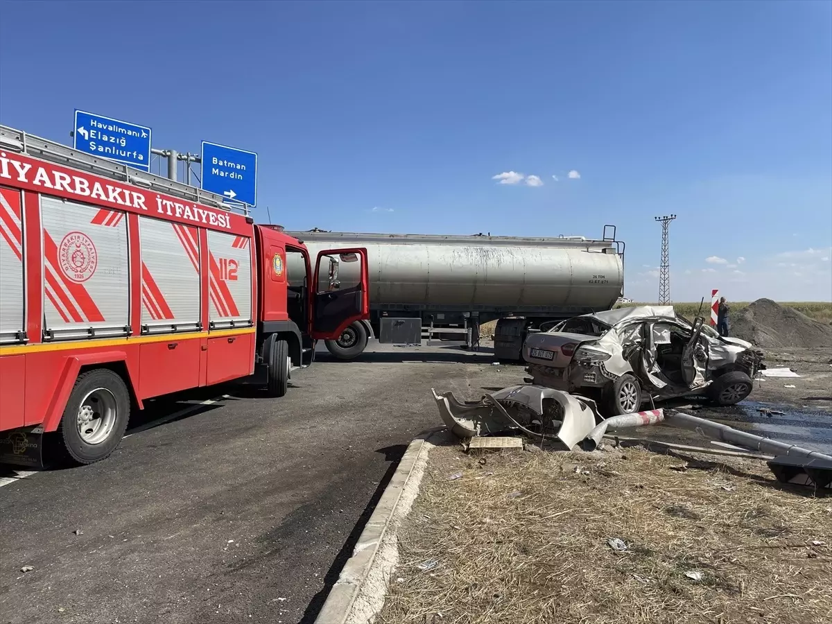 Diyarbakır’da Trafik Kazası: 4 Yaralı