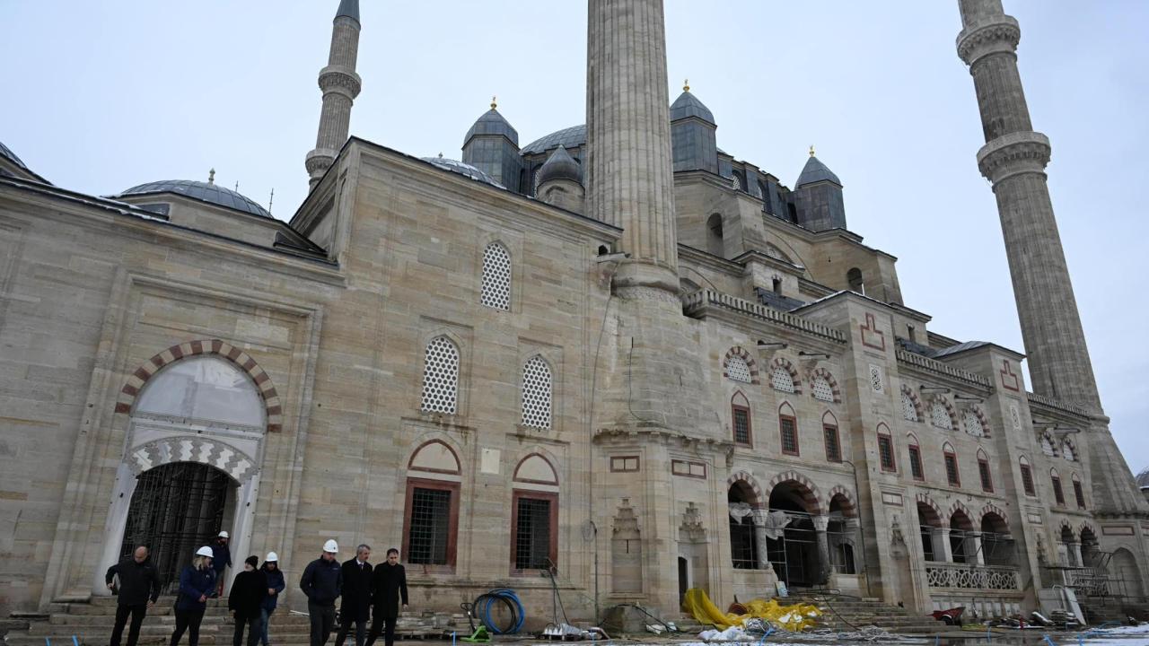 Selimiye’de restorasyon çalışmaları sürüyor